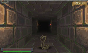 A screenshot of the final in-game prototype